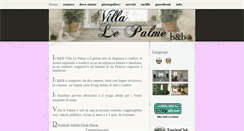 Desktop Screenshot of bbvillalepalme.com